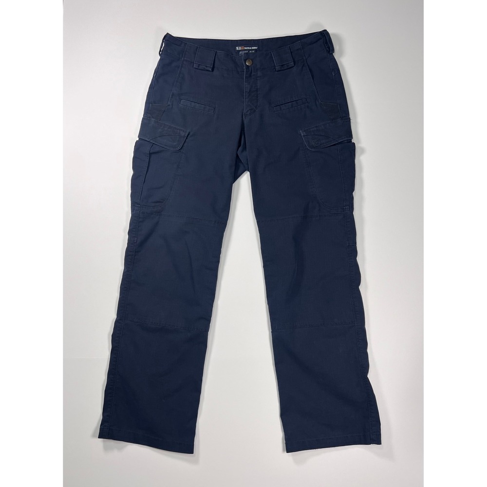 5.11 Tactical Cargo Pants Womens 8 Regular Navy Blue Ripstop Stryke Multi-Pocket